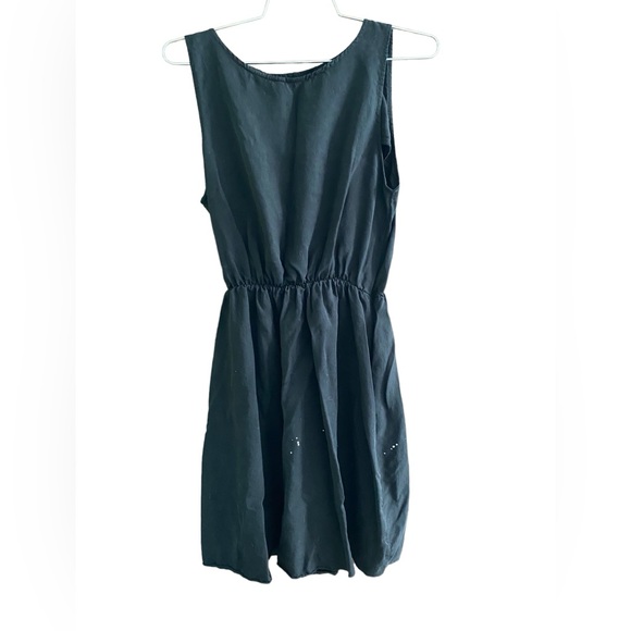 Dear Pony Black Dress with a white paint splatter size Small - Picture 3 of 7